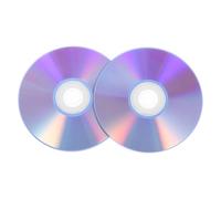 Lurrose 2pcs High Capacity Blank Recordable Cd-r Discs with Sturdy Plastic Material Design for Data Storage and Business Phone Recording Backups at Home