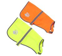 Lurrose 2pcs High Visibility Reflective Vest for Small Dogs, Polyester Dog Safety Vest with Reflective Stripes, for Night Walking and Hunting, Lightweight and Sturdy Pet Safety Gear