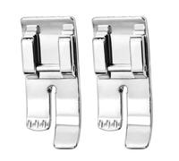 Lurrose 2pcs Home Sewing Machine Straight Presser Foot Set, Universal Multifunctional Sewing Quilting Presser Feet for Domestic Machine Accessories