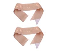 Lurrose 2pcs It's My 18th Birthday Decorations Fabric Sash Birthday Girl Props Elegant Sparkling Cloth Outfit Enhancement Photo Props for Teens Party Outfit