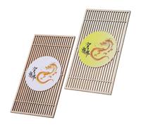 Lurrose 2pcs Japanese Mini Decorative Screen Ornament for Sushi and Sashimi Plates, Small White and Yellow Cold Dish Decor for Japanese Cuisine Presentation