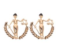 Lurrose 2pcs Justice Scales Brooch Vintage Lawyer Pins for Men Lapel Pin Law School Jewelry Justice Scale Gifts for Law Students Attorney Judge