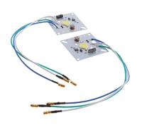 Lurrose 2pcs LED Headlight Driver Board Wide Voltage 12W High Brightness