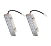 Lurrose 2Pcs LED Range Hood Light Bulbs Cool White Easy Install 2.75X1.30X1.02In for Kitchen Vent Hood Replacement Compatible Integrated Stoves