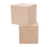 Lurrose 2pcs Linden Wood Carving Blocks Unfinished Wood Blanks for Whittling Crafting Craft for Beginners Experts DIY Handmade Projects