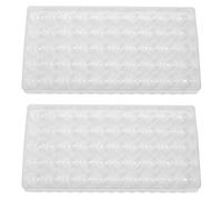 Lurrose 2pcs Lottery Storage Ballot Suggestion Box Collection Boxes for Raffle Plastic Compartment Case Grid Compartment Storage Versatility Fairness Assurance Suitable for Business Events