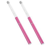 Lurrose 2pcs Nail Manicure Grinding Pen with Frosted Stone and Plastic Material, Cuticle Repair and Dead Skin Removing Tool, Ergonomic Design for Home Use and Professional Nail Salons