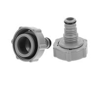 Lurrose 2pcs PE Pipe Joint Hose Adapter for Pool Cleaner Compatible with Bestway Ph Ømm Easy Pool Vacuum Hose Connector for Efficient Drainage and Maintenance