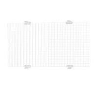 Lurrose 2pcs Plastic Fish Tank Dividers White Aquarium Isolation Plates and Divide Tank Compartments for Reproduction