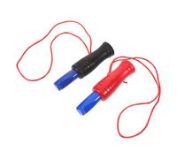 Lurrose 2pcs Plastic Goose Call Whistle with Authentic Waterfowl Sound Effects, Pocket-friendly Design for Outdoor Activities and Emergency Survival Trips