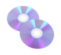 Lurrose 2pcs Professional Recordable Blank CD Dvd Discs for Music and Data Burning Clear Audio Performance Media for Home Studio Business Use