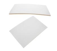 Lurrose 2pcs Self-Adhesive Buildings Model Foam Board Foam Sheet White High-Density Structure Easy to Cut Professional-Grade Rectangular Craft Supplies for Educational Use and Indoor