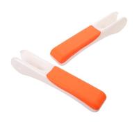Lurrose 2pcs Shower Chair Armrest Pads Pair Commode Armrest Pads Non Slip Ergonomic Support Skin-Friendly Plastic Padded Cushions for Elderly Disabled Nursing Facilities