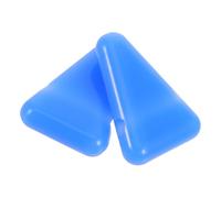 Lurrose 2pcs Silicone Tuning Fork Base Holder with Secure Hold and Easy to Clean Features, Triangle Mount for Tuning Fork Protection and Stability, for Travel and Outdoor Activities