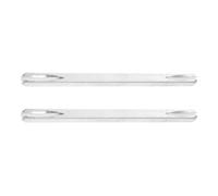 Lurrose 2pcs Spare Door Handle Spindle Iron Bar Enhanced Security Versatile Application Silver 8x8x140mm Replacement Part for Door Knob Exterior Suitable for Offices and Handle Replacement