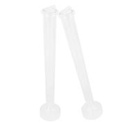 Lurrose 2pcs Tapered Candle Mold DIY Manual Plastic Candle Making Molds for Aromatherapy Handicraft Crafting Supplies
