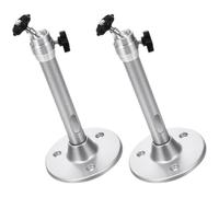 Lurrose 2pcs Universal Adjustable Aluminum Alloy Projector Ceiling Mount Bracket Holder for Micro Projectors Wall Stand Accessory Suitable for Home Office and Classroom Use
