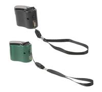 Lurrose 2pcs USB Charger Hand Crank Generator Portable Outdoor Hand Generator Lightweight Design Universal Charging Plastic Electronic Components Emergency Survival Situations