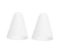 Lurrose 2pcs Ventilation Duct Converter Dryer Vent Hose Connector Kit Duct Inline Reducer Air Reducer