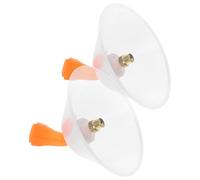 Lurrose 2pcs Windproof Electric Sprayer Nozzles with Plastic Covers 10cm Adjustable Low-Pressure Mist Spray Tips for Garden Hose Sprayer Tank Attachment