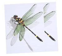 Lurrose 2sheets Dragonfly Wall Decal Removable Decorative Sticker for Home Vehicle Unique Mural Design with Strong Adhesion Easy Application No Residue Left Behind