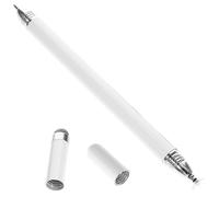 Lurrose 3-in-1 Multifunctional Capacitive Stylus Pen for Tablet and Phone, Scratch-resistant White Touch Screen Writing Pen, Portable Universal Stylus for Creators and Professionals