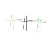 Lurrose 3 Pcs Music Book Page Holders Reading Accessories Piano Score Fixing Clips Metal Page Anchor Portable Handbook Bookmark Table Sheet Clips Random Color