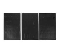 Lurrose 3 Sheets Blackout Stickers Adhesive Light Blocking Stickers for Electronics LED Light Appliance Use