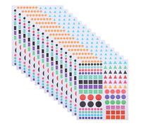Lurrose 30 Sheets Self Adhesive World Map Stickers with Strong Grip, Colourful Geography Marker Flags for Education and Review, Location Tracker Labels for Wall Maps