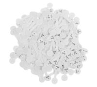 Lurrose 300pcs Removable Self-Adhesive Ring Size Labels Stickers, Writable White Jewelry Tags for Retail Stores, Home Vanity, and Small Business Packaging