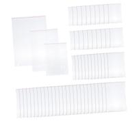 Lurrose 300pcs Self-Sealing Card Pouches Clear Plastic Sleeves for Photo Document Storage Reusable Sealable Bags for Cards and Paper Protection Multipurpose Organizer