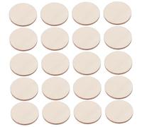Lurrose 300pcs Unfinished Wooden Discs Smooth Sanded Wood Circles Rustic Craft Slices for DIY Painting Engraving and Artistic Decorations