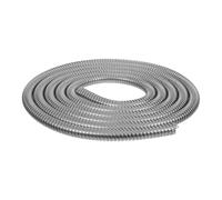 Lurrose 304 Stainless Steel Corrugated Flexible Cable Protection Sleeve, 13mm Inner Diameter, 3 Meters Length, Weather Resistant Outdoor Wiring Conduit for Industrial and Home Cable