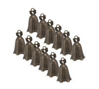 Lurrose 30pcs Antique Bronze Craft Bells for DIY Necklace Pendants Pet Collar Jingle Bells Vintage Hanging Door Decorations Christmas Tree Ornaments with Gentle Chime Sound