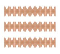 Lurrose 30pcs Breathable Waterproof Injury Woundplast for Body Wound Care, Brown, Not Hurt the Skin and Easy to Remove