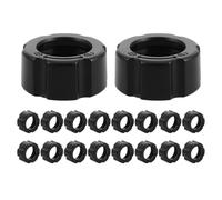 Lurrose 30pcs Car Mount Screw-on Head Brackets with 17mm Ball Joint Lightweight Plastic Universal Compatibility Nut for Car Phone Holder Driving Accessories