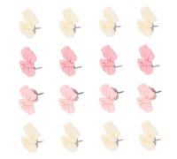 Lurrose 30pcs Resin Bow Push Pins Vibrant Decorative Thumb Tacks for Organizing Notes Photos and Maps Fade Resistant Small Tacks for Office School and Home Decor Accessories