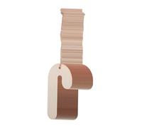 Lurrose 30pcs Unfinished Wooden Candy Cane Cutouts Smooth Sanded Blank Wood for DIY Christmas Crafts Holiday Ornaments Party Decorations with Creative Design