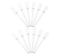 Lurrose 32pcs Plastic Nail Tester Sticks for Nail Art Supplies to Showcase Different Textures at Home the Go