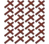 Lurrose 350pcs Mini Wooden Cross Pendants for DIY Jewelry Making Delicate Handcrafted Christian Charms for Bracelets Necklaces Party Decorations and Holy Communion Accessories