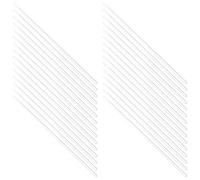 Lurrose 35pcs Acrylic round Solid Rods for DIY Crafts and Cake Topper Rods, 3mm Diameter Acrylic Dowels, Lightweight and Sturdy Support for Clay Figures and Action Figures in Gardening