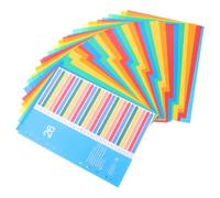 Lurrose 38pcs Plastic Loose-Leaf Tabs Dividers with 26 Letter and 12 Number Styles for Categorizing Notes and Easy Maintenance, Suitable for Office and School Use