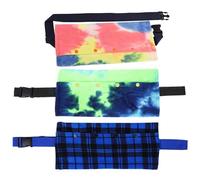 Lurrose 3pcs Adjustable Soft Fleece Reptile Travel Sling for Bearded Dragon Lizard Snake Chameleon Breathable Portable Carrier Bag with Quick Access Opening and Ergonomic Strap for Outdoor