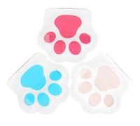 Lurrose 3pcs Air-feel Makeup Applicators Powder for Loose Powder Setting Cat Claw Design Girl Lady Makeup Tools Accessories