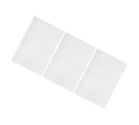 Lurrose 3pcs Aluminum Sublimation Blanks Sheets Metal Sign Plates for DIY Crafting Engraving with Advanced Precision Technology