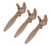 Lurrose 3pcs Back to School Decorations with Cute Ballpoint Pen in Dinosaur Shape Featuring Big Mouth Design, Portable Abs Multi-function Pen to Inspire Creativity, for Students
