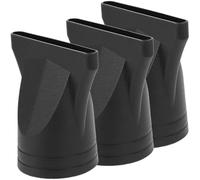 Lurrose 3pcs Black Plastic Hair Dryer Diffuser Nozzle Universal Hair Drying Attachment Salon Hairdressing Tool Compatible with Blow Dryers