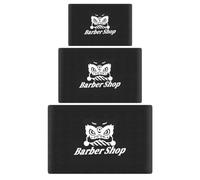 Lurrose 3pcs Black Silicone Hair Clipper Sleeves Heat Resistant Anti-Slip Covers Protective Grip for Professional Barber Tools