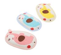 Lurrose 3pcs Cotton Baby Bath Sponges for Children, Soft and Comfortable to Touch, Exfoliates The Skin, for Gentle Newborn and Toddler Bathing