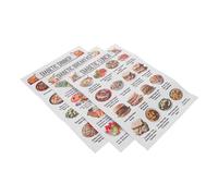 Lurrose 3pcs Diabetic Food List Chart Set with Meal Planner and Healthy Recipes Prediabetes Diet Guide Poster for Kitchen Wall Decor Simplifies Grocery Shopping and Supports Long-term